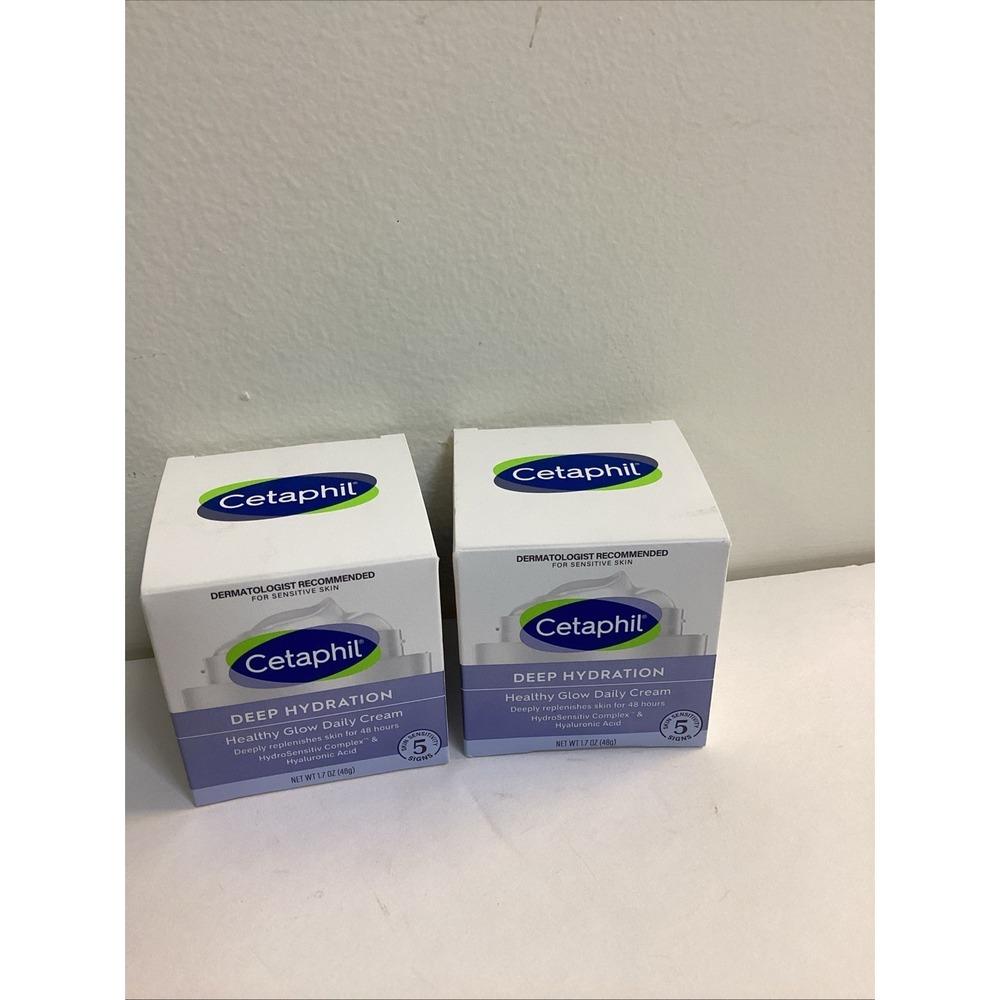 Cetaphil Deep Hydration Healthy Glow Daily Cream W/ Hyaluronic Acid 1.7 Oz - Picture 3 of 16